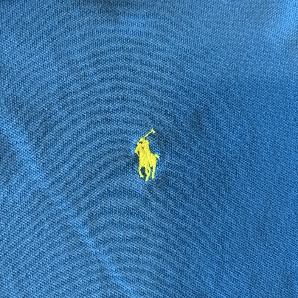 Polo Ralph Lauren Men's Turquoise Blue Polo Shirt Extra XL - Picture 2 of 6